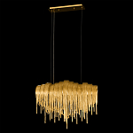 Люстра подвесная с металлическими цепочками и изогнутыми металлическими дугами 72 см Atlantis Chain варинант исполнения - 13 | Loft Concept в Воронеже