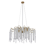 Люстра c подвесками из прозрачного хрусталя Диаметр 85 см FAIRYTREE Light варинант исполнения - 2 | Loft Concept в Воронеже