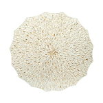 Стол кофейный с отделкой раковинами устриц Coastal Charm варинант исполнения - 3 | Loft Concept в Воронеже