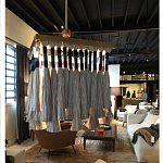 Люстра квадратная плетеная с бахромой Wicker Square Chandelier with Tassels варинант исполнения - 4 | Loft Concept в Воронеже