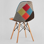 Стул с обивкой в технике пэчворк DSW варинант исполнения - 5 | Loft Concept в Воронеже