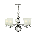Люстра с матовыми конусными плафонами и декоративными элементами в форме шаров Hinkley варинант исполнения - 10 | Loft Concept в Воронеже