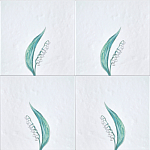 Плитка с узором Ландыш варинант исполнения - 1 | Loft Concept в Воронеже