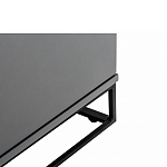 ТВ-тумба цвета графит с  2-мя дверцами и ящиком Strict Lines варинант исполнения - 5 | Loft Concept в Воронеже