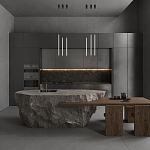 Подвсеной светильник светодиодный металлический цилиндрической формы черный Trumpet tube варинант исполнения - 4 | Loft Concept в Воронеже