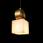 Подвесной светильник светодиодный с квадратным плафоном Stone Helios варинант исполнения - 2 | Loft Concept в Воронеже