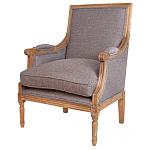 Кресло William Classical Armchair grey flax варинант исполнения - 3 | Loft Concept в Воронеже