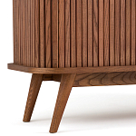 ТВ-тумба с двумя раздвижными дверцами Toinette Brown TV Stand варинант исполнения - 6 | Loft Concept в Воронеже