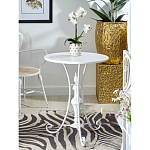 Столик белый кованный в прованском стиле Vaucluse варинант исполнения - 4 | Loft Concept в Воронеже