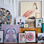 Панно Розовый цветок вышитое бисером PETALS BEADED ART варинант исполнения - 1 | Loft Concept в Воронеже