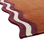 Ковер с оригинальной волнистой отделкой Woven from Wool варинант исполнения - 2 | Loft Concept в Воронеже