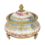 Шкатулка фарфоровая с цветочной росписью Eden Garden варинант исполнения - 1 | Loft Concept в Воронеже