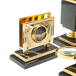 Настольный письменный набор из яшмы и долерита в подарочной упаковке Manager Organizer варинант исполнения - 8 | Loft Concept в Воронеже