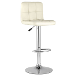 Барный стул с сиденьем молочного цвета Honory варинант исполнения - 1 | Loft Concept в Воронеже