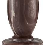 Настольная лампа из мрамора с тканевым абажуром Seductress варинант исполнения - 1 | Loft Concept в Воронеже