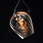 Подвесной светильник со стеклянном плафоном в форме бокала Kaleido варинант исполнения - 5 | Loft Concept в Воронеже