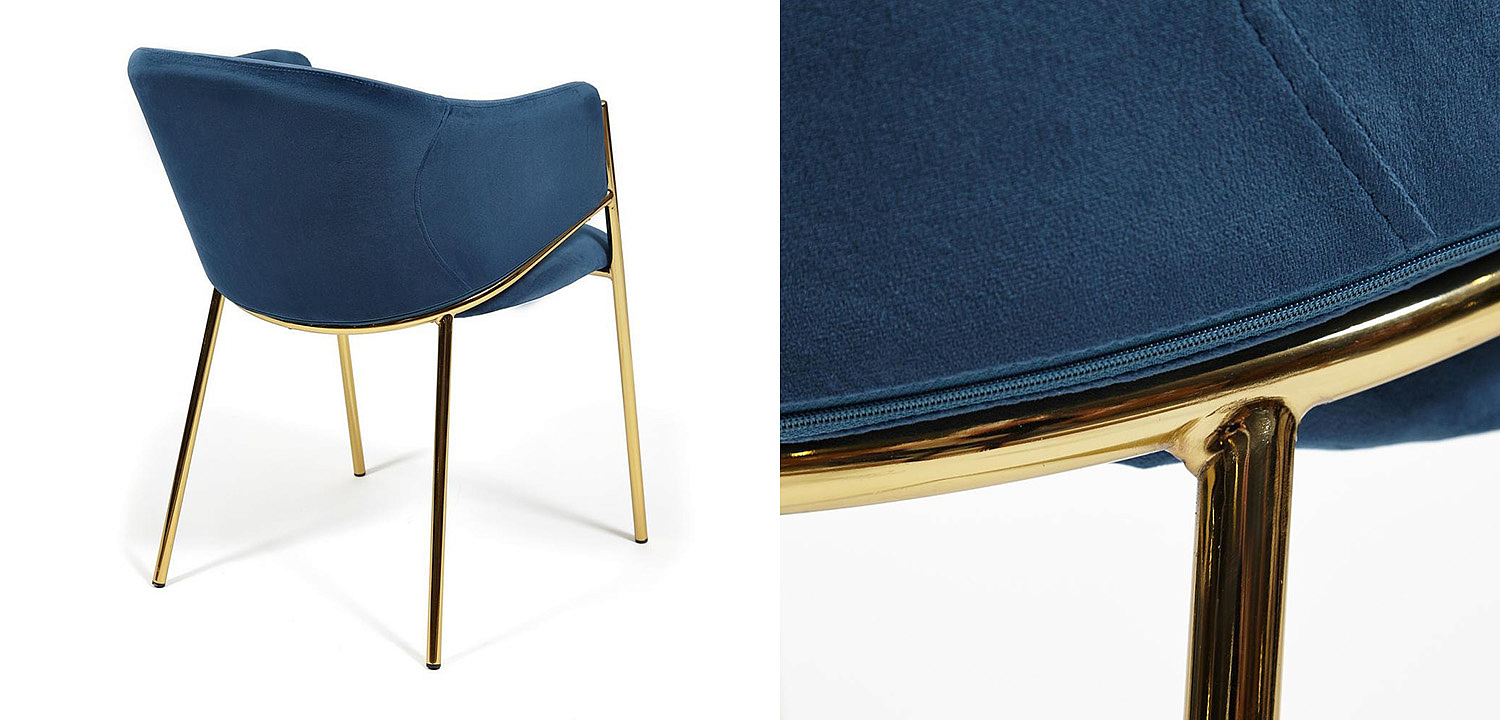 Стул Dolores blue velvet - Loft-Concept в Воронеже