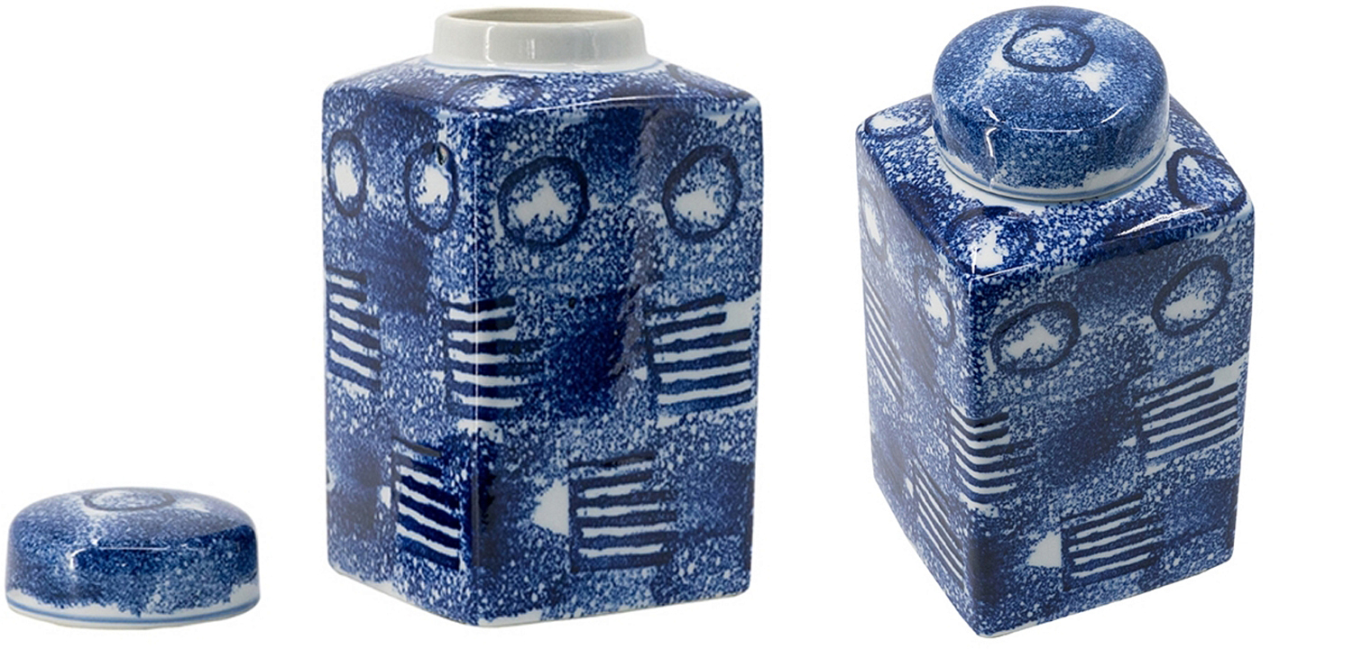 Ваза с крышкой Abstraction Vase square Ваза с крышкой Abstraction Vase square - Loft-Concept в Воронеже