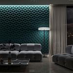 Гипсовая 3D панель с принтографией PM-17 варинант исполнения - 1 | Loft Concept в Воронеже