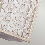 Бра прямоугольное в серебрянном цвете с ажурной решеткой Feiss варинант исполнения - 5 | Loft Concept в Воронеже