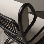 Дизайнерское кресло из ротанга Gio Ponti CONTINUUM D.163.7 BY BONACINA 1889 Armchair варинант исполнения - 4 | Loft Concept в Воронеже