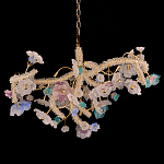 Люстра круглая с цветочным декором Miscellaneous herbs варинант исполнения - 1 | Loft Concept в Воронеже