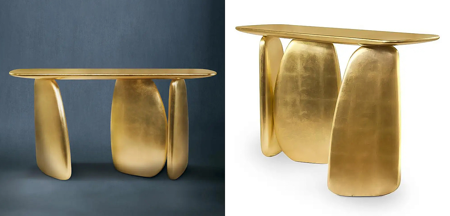 Консоль Design Console Table Gold Консоль Design Console Table Gold - Loft-Concept в Воронеже