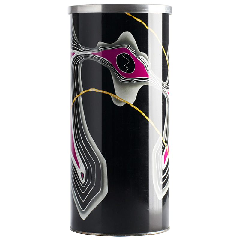Дизайнерская ваза Poltronova Caio Vase Black Черный Хром Сиреневый Дизайнерская ваза Poltronova Caio Vase Black Черный Хром Сиреневый в Воронеже | Loft Concept