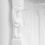 Встраиваемый в стену гипсовый светильник под покраску с колоннами и арками в античном стиле Antiquity Athena варинант исполнения - 12 | Loft Concept в Воронеже