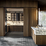 Раздвижные деревянные двери для кухни SISTEMA 7 Dada Engenereed Doors варинант исполнения - 1 | Loft Concept в Воронеже