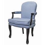 Кресло Aubrey Classical Armchair blue flax варинант исполнения - 3 | Loft Concept в Воронеже