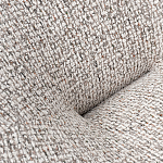 Кресло вращающееся круглой формы из серого шенилла Favorite Vacation Place варинант исполнения - 1 | Loft Concept в Воронеже