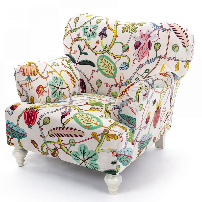 Кресло Seletti Armchair Botanical diva white Белый Мульти в Воронеже | Loft Concept 