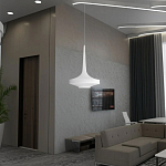 Подвесной вязаный белый светильник «Лампа Марракеша» варинант исполнения - 3 | Loft Concept в Воронеже