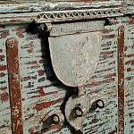 Большой Индийский сундук Бирюзовый цвет Loft-Concept  варинант исполнения - 1 | Loft Concept в Воронеже