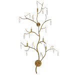 Бра с каркасом в виде веток усыпанных кристаллами Branches with Crystals варинант исполнения - 3 | Loft Concept в Воронеже