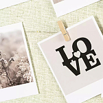 Рамка для фото с подсветкой c деревянными прищепками в комплекте Photo Backlight варинант исполнения - 4 | Loft Concept в Воронеже