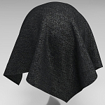 Мебельная ткань Шенилл черный цвет 138 см T4-35 варинант исполнения - 8 | Loft Concept в Воронеже