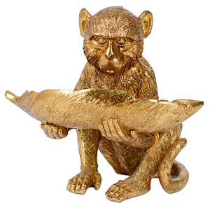 Статуэтка Golden Monkey with Leaf