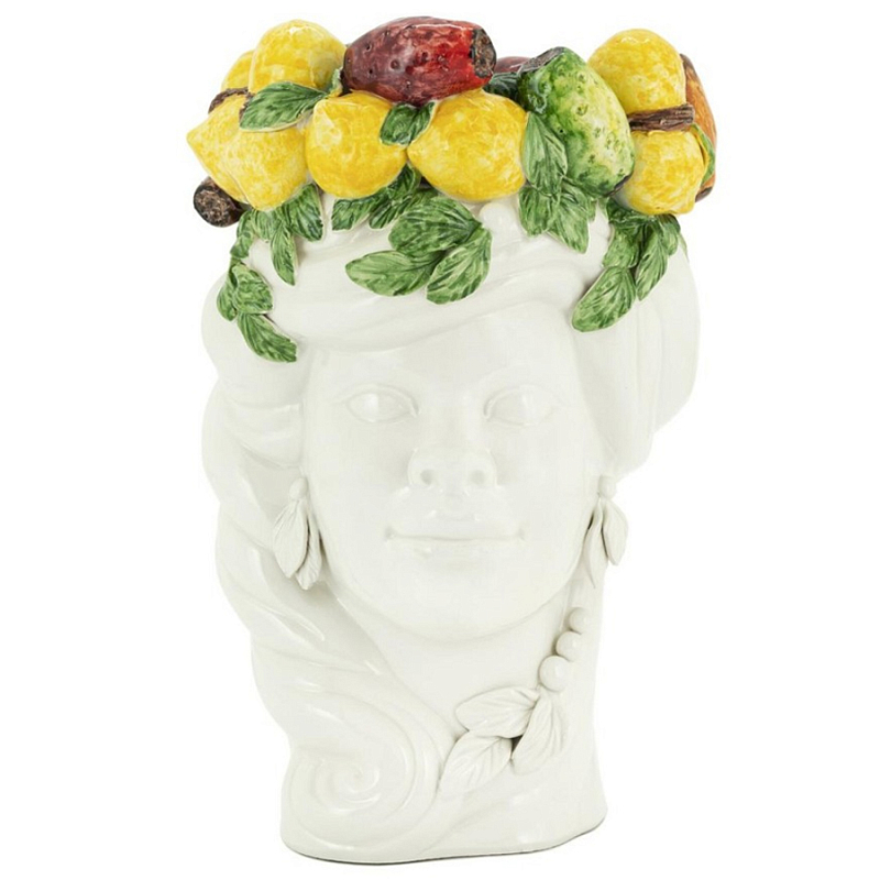 Ваза No Face Head Vase Lady Белый Желтый Зеленый Ваза No Face Head Vase Lady Белый Желтый Зеленый в Воронеже | Loft Concept