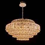 Люстра хрустальная в неоклассическом стиле на золотистом каркасе Majesty варинант исполнения - 7 | Loft Concept в Воронеже