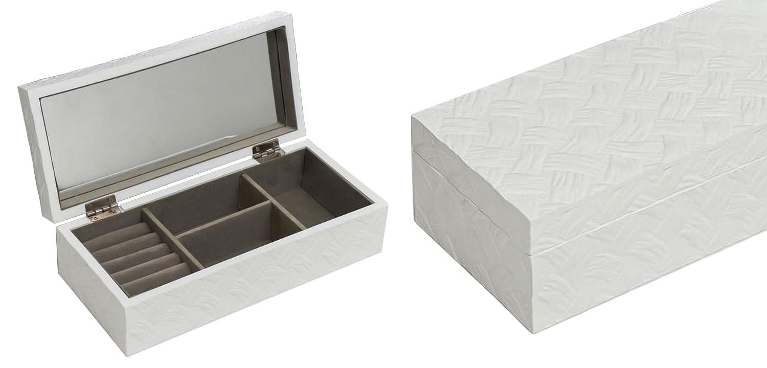 Шкатулка Weawing Wood White Box Шкатулка Weawing Wood White Box - Loft-Concept в Воронеже