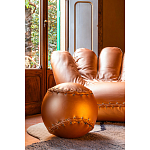 Дизайнерский кожаный пуф в виде бейсбольного мяча Poltronova Joe Ball Pouf варинант исполнения - 5 | Loft Concept в Воронеже