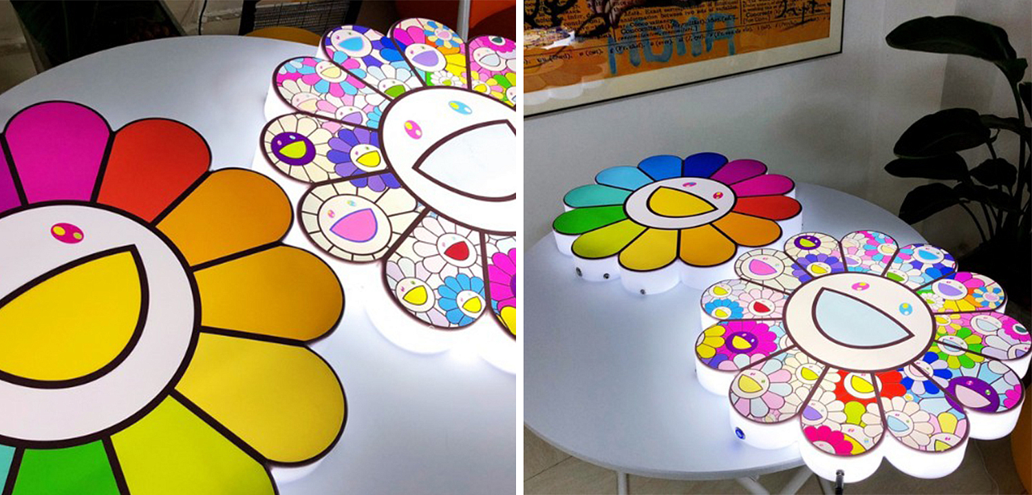 Светильник разноцветный подсолнух Takashi Murakami 2 Светильник разноцветный подсолнух Takashi Murakami 2 - Loft-Concept в Воронеже