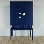 Кабинетный шкаф Elsa Dreams Blue с 2-мя ящиками варинант исполнения - 5 | Loft Concept в Воронеже