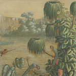 Обои ручная роспись Le Brésil Brume варинант исполнения - 1 | Loft Concept в Воронеже