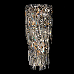 Бра с каскадом из прозрачного хрусталя и корпусом из металла цвета хром Constant Sparks варинант исполнения - 5 | Loft Concept в Воронеже