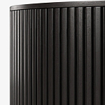 Черный приставной стол с местом для хранения Smart Textured Table варинант исполнения - 3 | Loft Concept в Воронеже