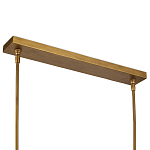 Люстра линейная полукруглой формы Wooden Horseshoe варинант исполнения - 5 | Loft Concept в Воронеже