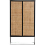 Шкаф с 2-мя дверцами из ротанга ручной работы Fuse Wicker Furniture варинант исполнения - 2 | Loft Concept в Воронеже